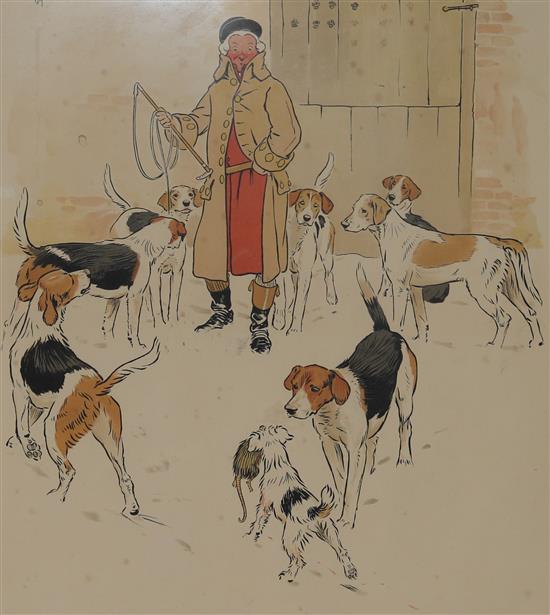 C. Audin, chromolithograph, Every dog has its day 47.5x38cm